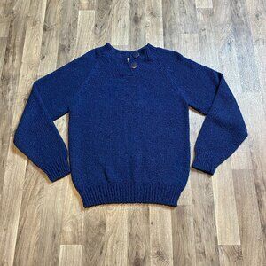 CC Hughes Knit Sweater Blue Men's Size Medium